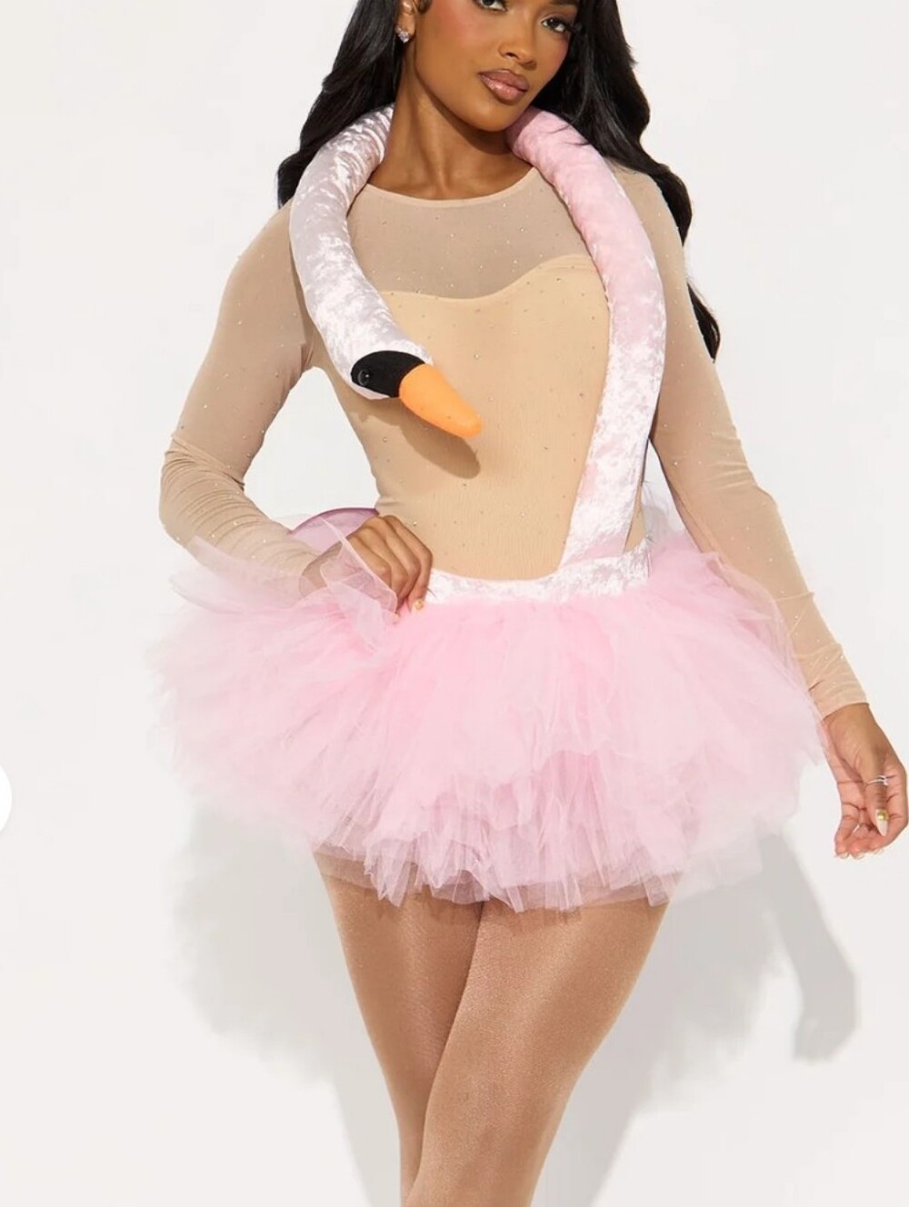 Pink Swan Tutu Costume